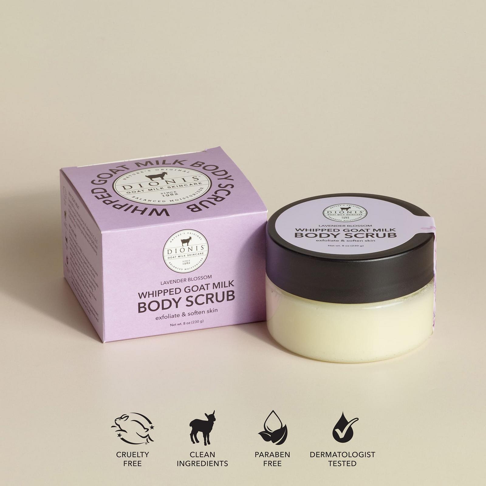 Whipped Goat Milk Body Scrub - Lavender Blossom