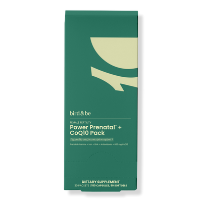 Bird&Be Female Fertility Power Prenatal + CoQ10 Pack