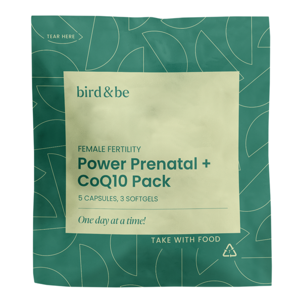 Bird&Be Female Fertility Power Prenatal + CoQ10 Pack #2