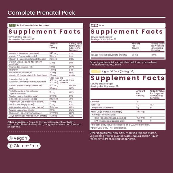 Bird&Be Complete Prenatal Pack #5