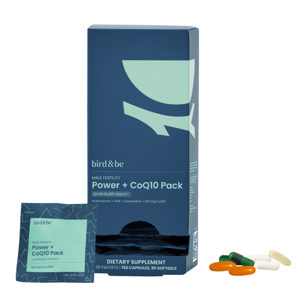 Bird&Be Male Fertility Power + CoQ10 Pack #3