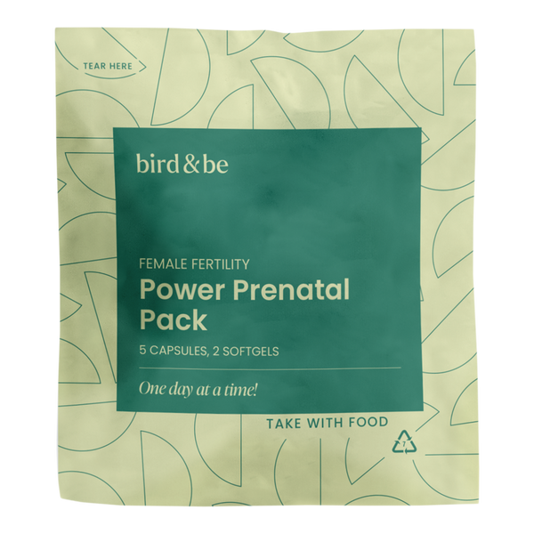 Bird&Be Female Fertility Power Prenatal Pack #2