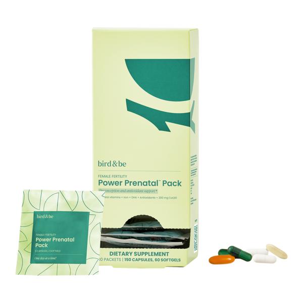 Bird&Be Female Fertility Power Prenatal Pack #3