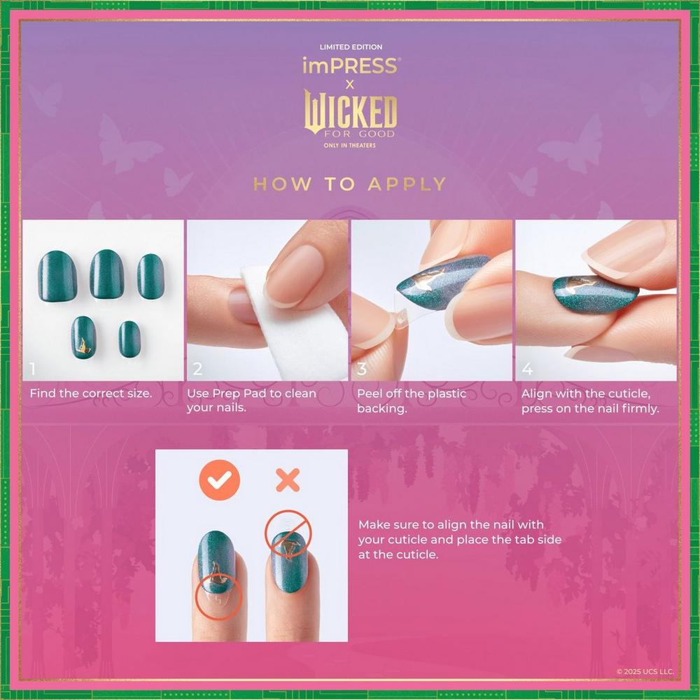 imPRESS X WICKED For Good Press On Nails - Glinda Upland