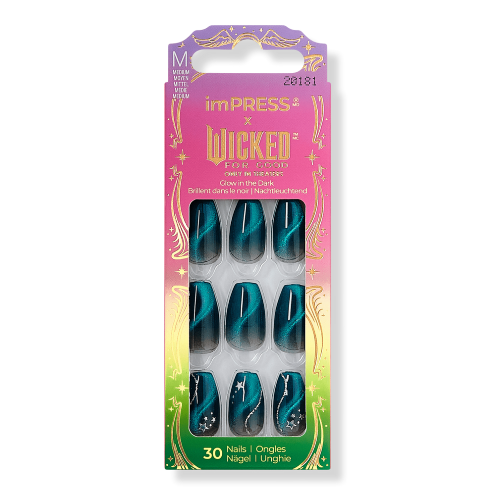 Kiss Impress X Wicked For Good Press On Nails - Unleash Your Magic
