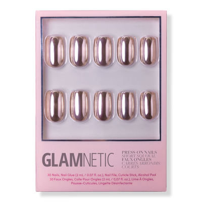 Glamnetic Rose Gold Press-On Nails