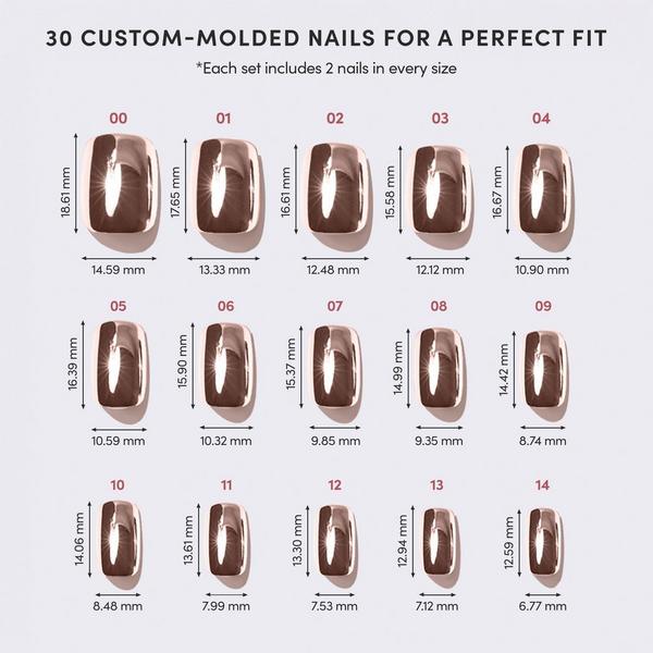 Glamnetic Rose Gold Press-On Nails #7