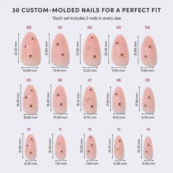 Glamnetic Pink Comet Press-On Nails #6