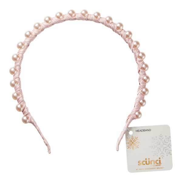 Scünci Wrapped Pearl Headband #2