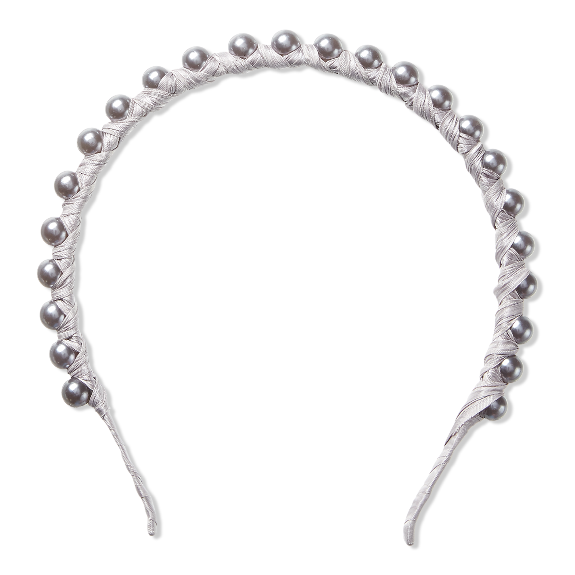 Scünci Wrapped Pearl Headband #1