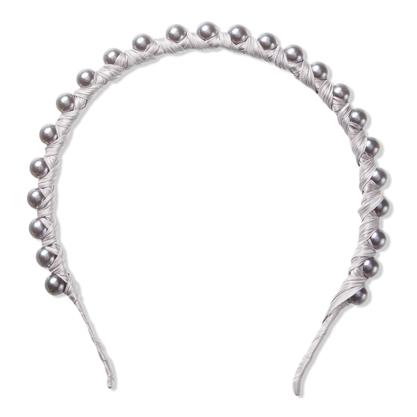 Scünci Wrapped Pearl Headband #1