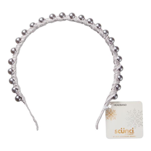 Scünci Wrapped Pearl Headband #2