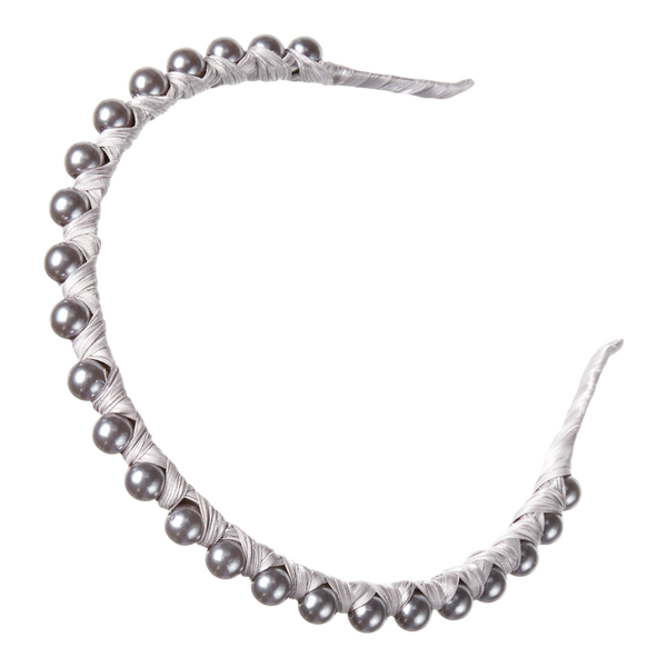 Scünci Wrapped Pearl Headband #4