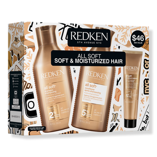 All Soft Shine & Moisture Holiday Kit - Redken | Ulta Beauty