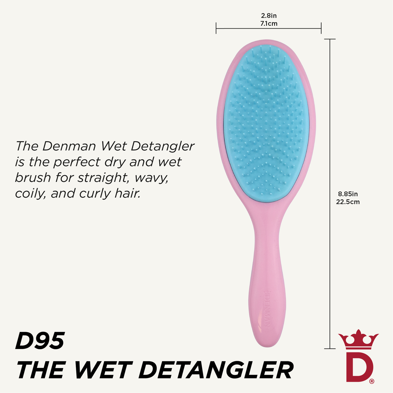 D95 Wet Detangler - Pink
