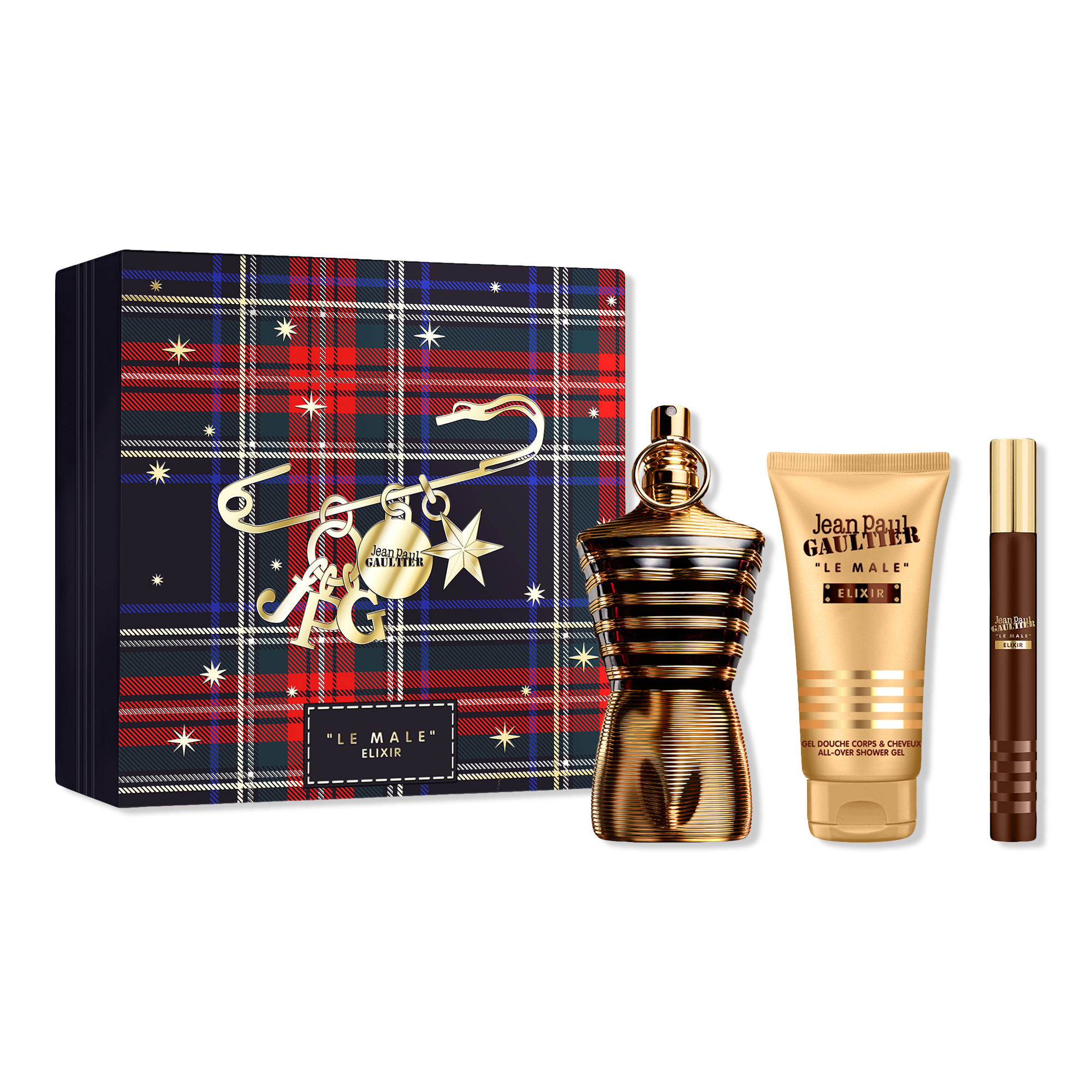 Jean Paul Gaultier Le Male Elixir Eau De Parfum 3 Piece Gift Set #1