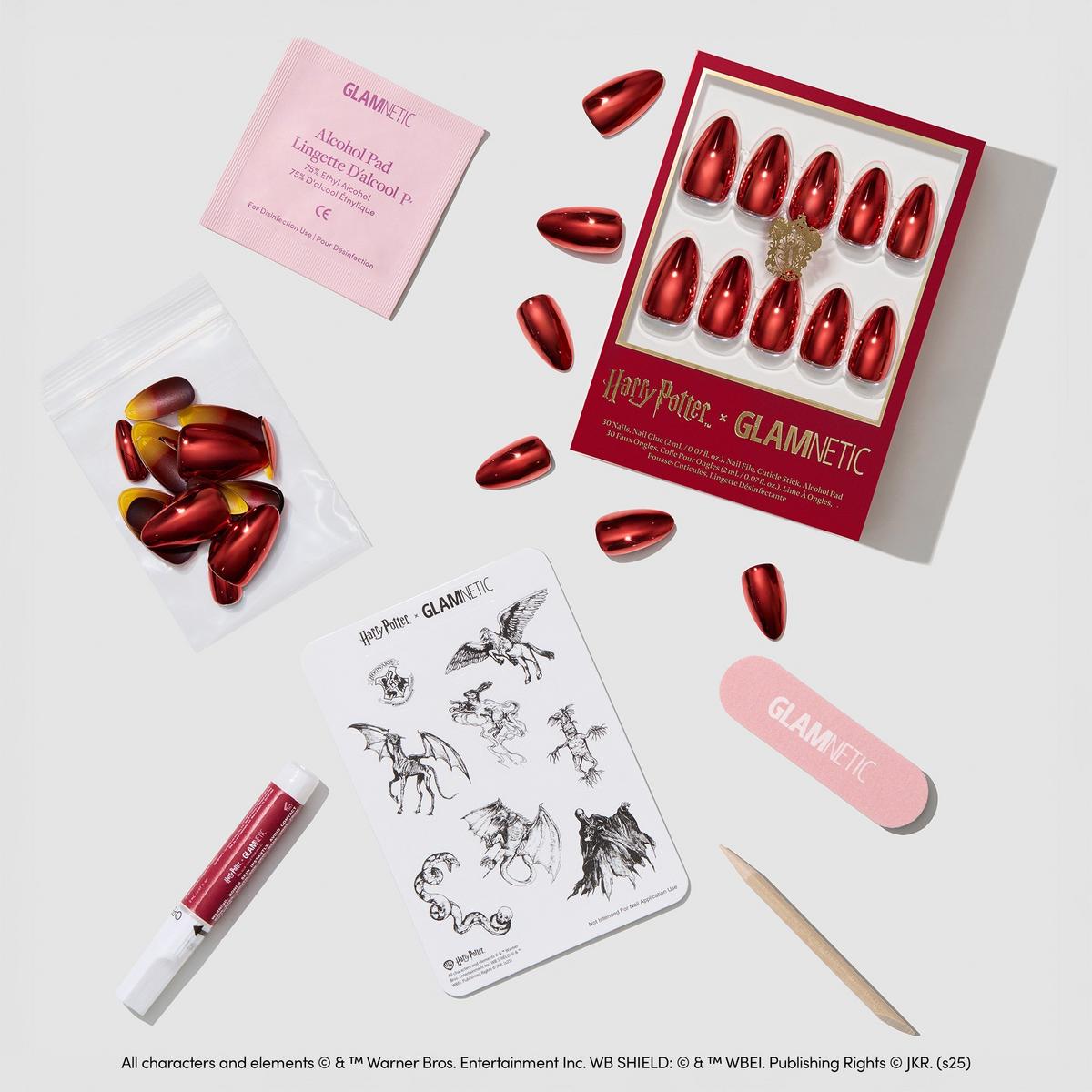 Harry Potter x Glamnetic Press-On Nails Collection - Godric Gryffindor