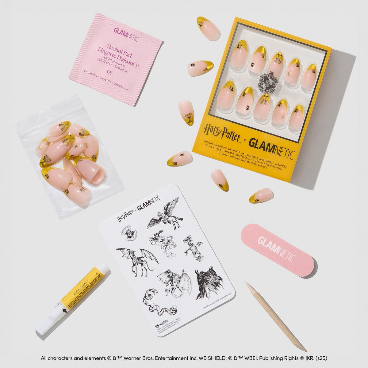 Harry Potter x Glamnetic Press-On Nails Collection - Helga Hufflepuff