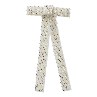 Scünci Jeweled Bow Barrette