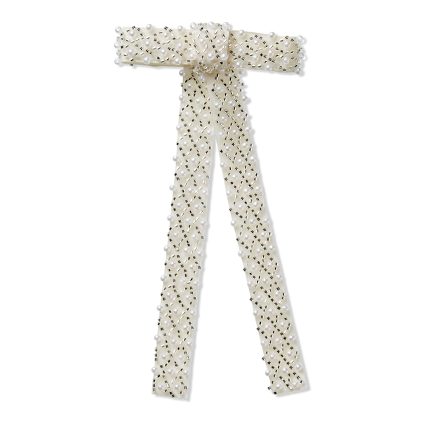 Scünci Jeweled Bow Barrette #1