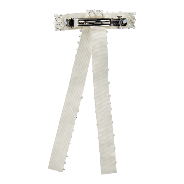 Scünci Jeweled Bow Barrette #3