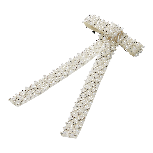 Scünci Jeweled Bow Barrette #4