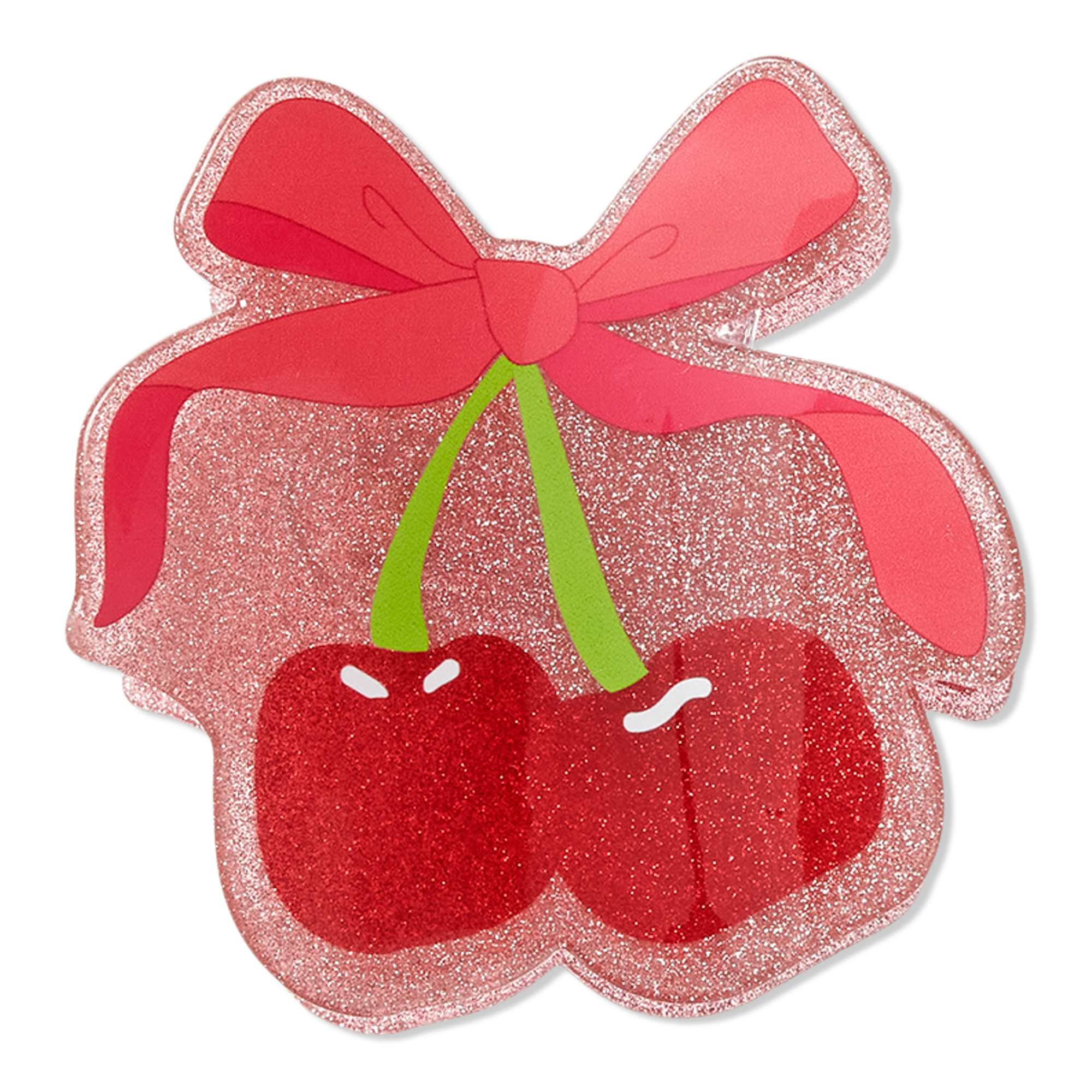 Scünci Cherry Bow Claw Clip #1