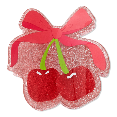 Scünci Cherry Bow Claw Clip