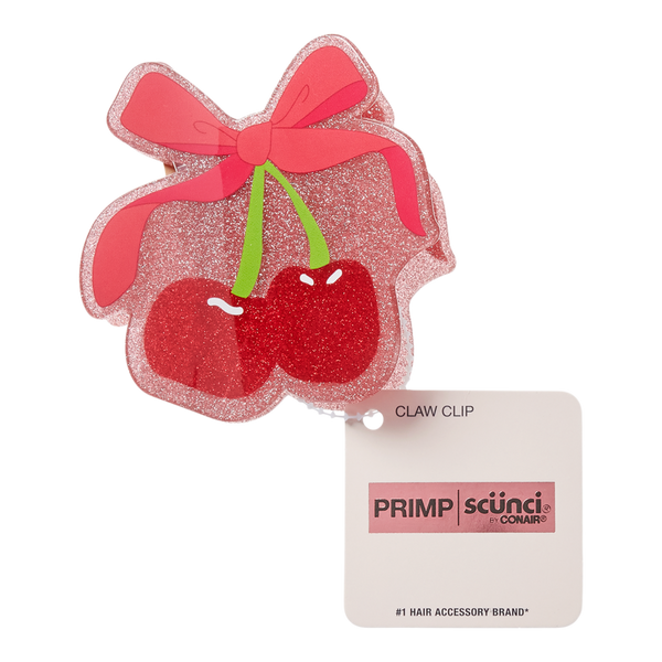 Scünci Cherry Bow Claw Clip #2