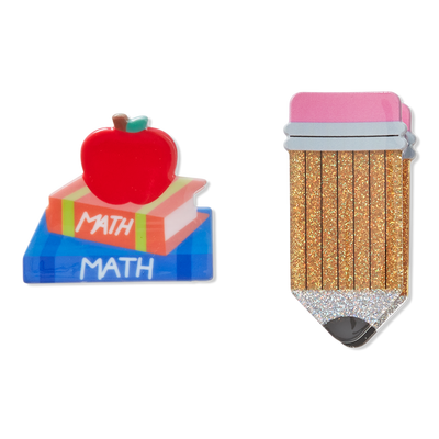 Scünci Pencil and Textbook Claw Clip Set