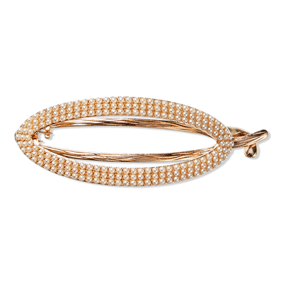 Scünci Banana Barrette with Pearls