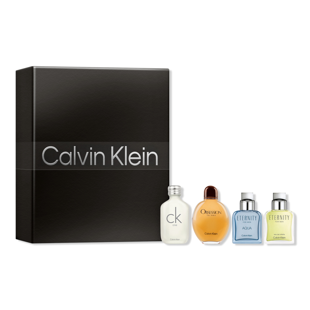 Calvin Klein Eau De Toilette Cologne Sampler 4-piece Gift Set
