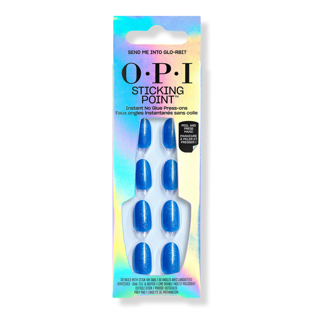 Opi Sticking Point Press On Nails - Send Me Into Glo-rbit