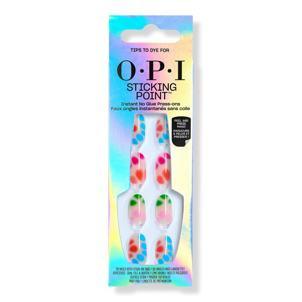Opi Sticking Point Press On Nails - Tips To Dye For