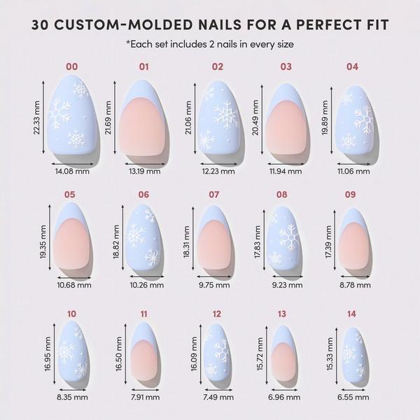 Glamnetic Snow Bunny Press-On Nails #6