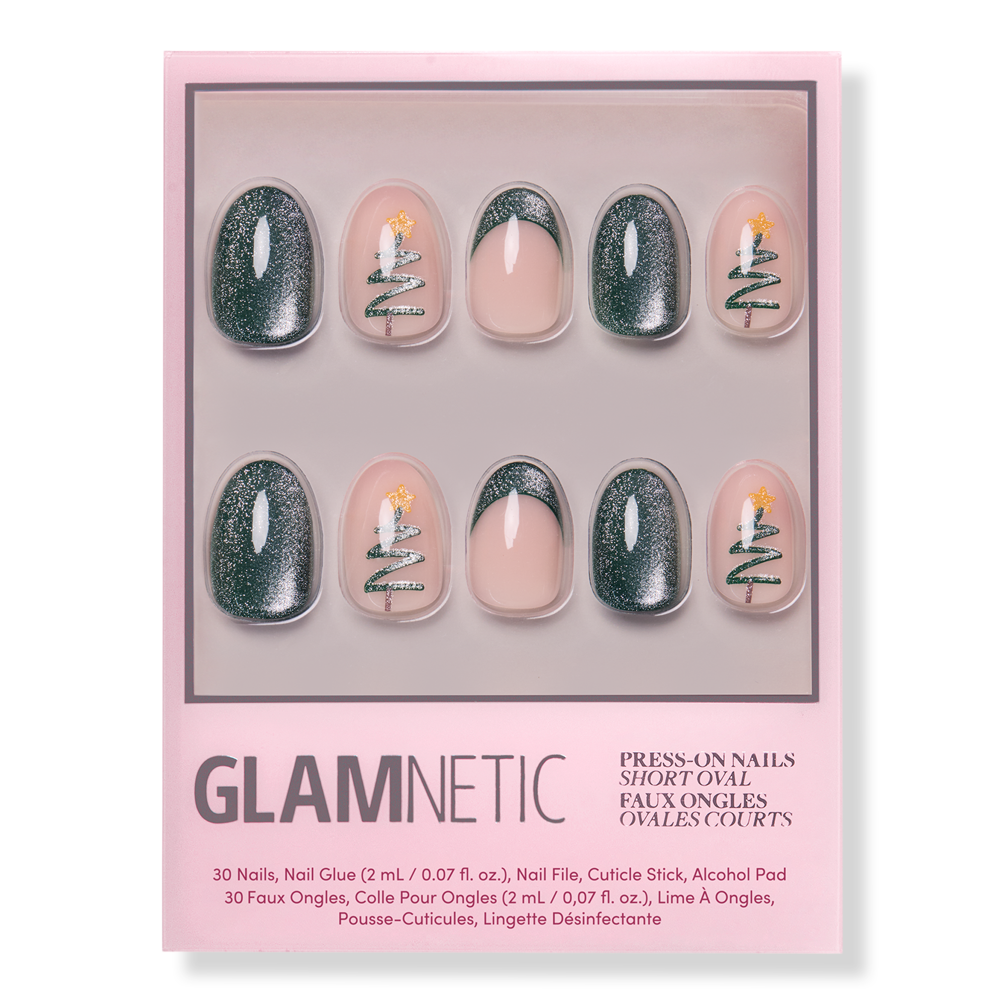 Glamnetic Velvet Pine Press-On Nails #1