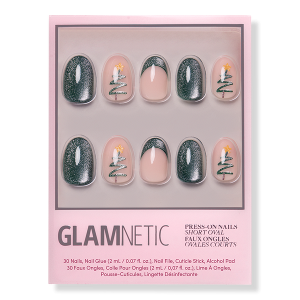 Glamnetic Velvet Pine Press-On Nails #1