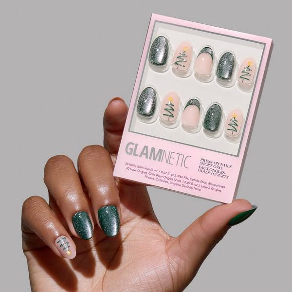 Glamnetic Velvet Pine Press-On Nails #5