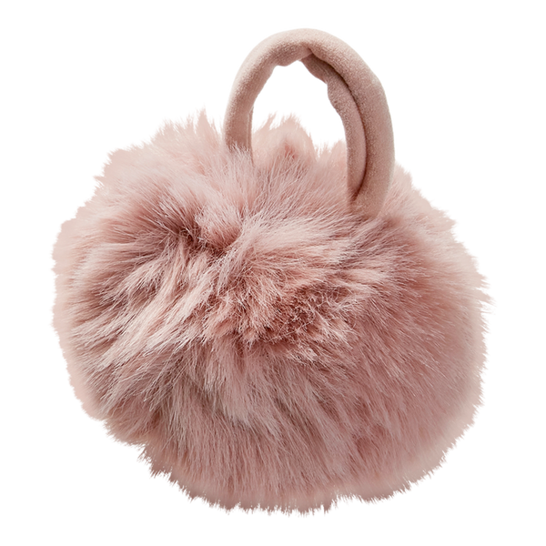 Scünci Faux Fur Pom Pom Hair Tie #4