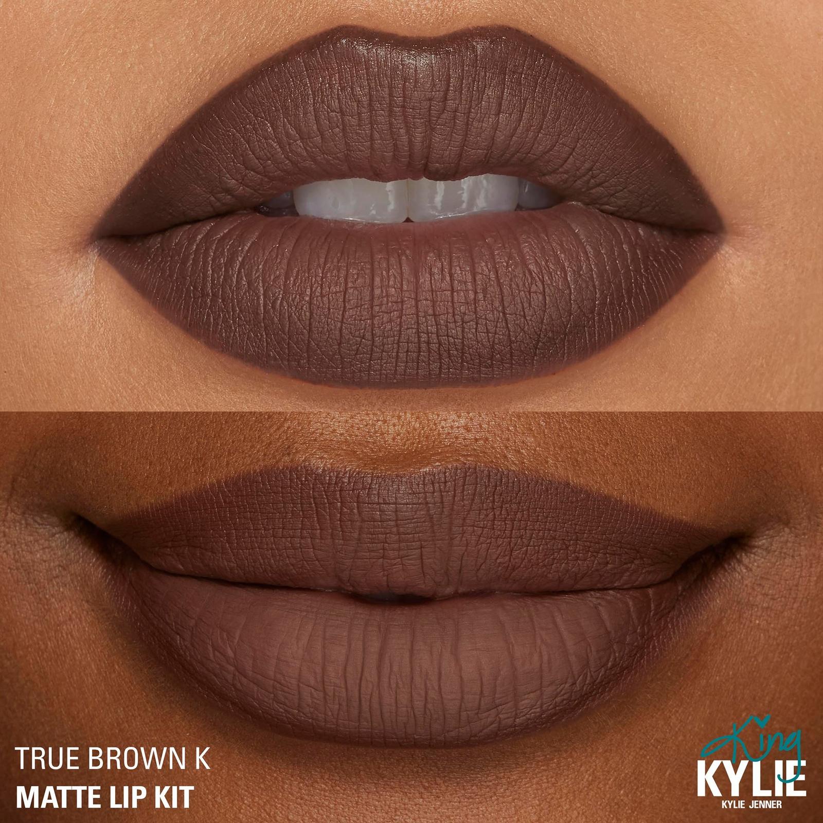King Kylie Collection 2-Piece Matte Lip Kit - True Brown K