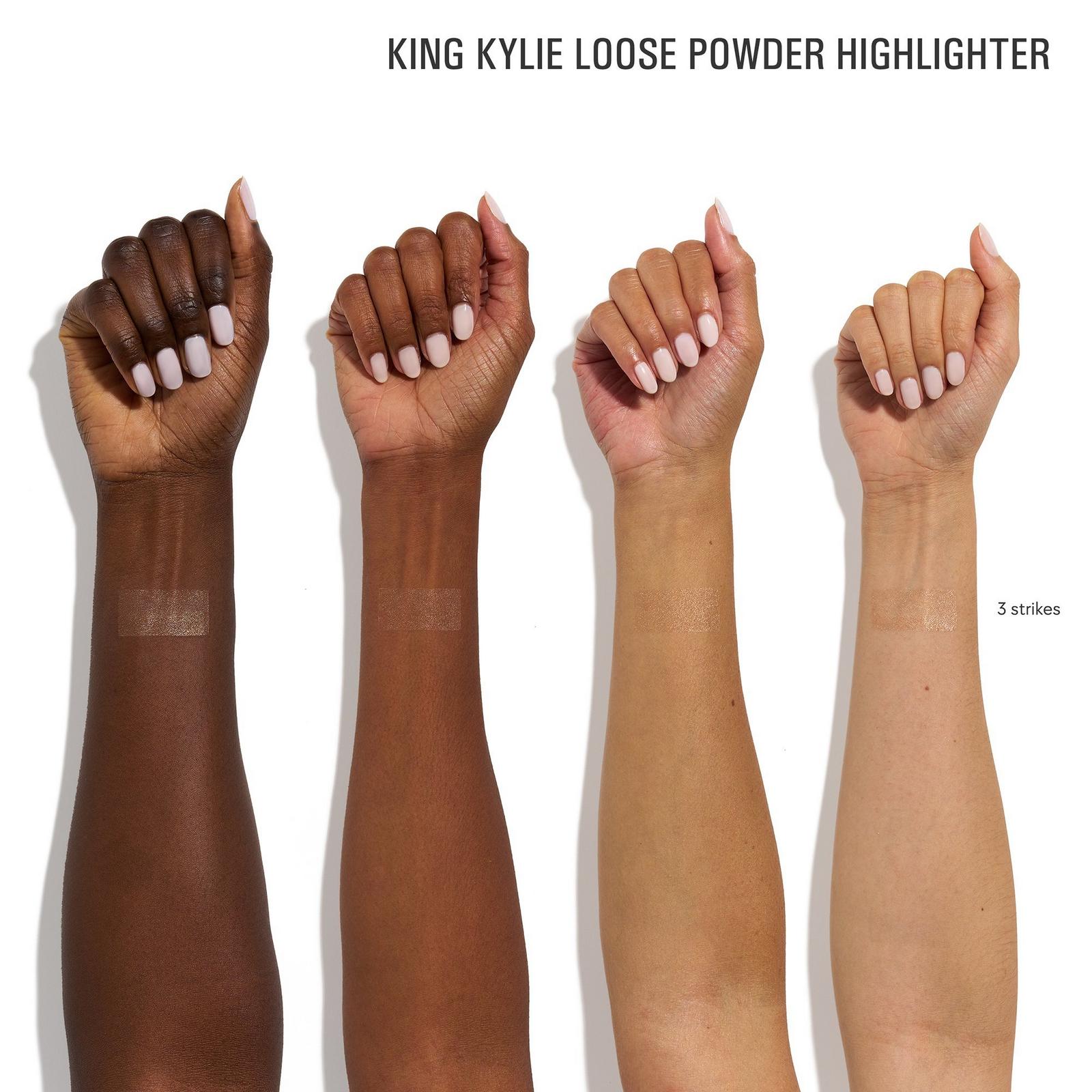 King Kylie Collection Loose Powder Highlighter - 3 Strikes