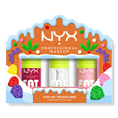 NYX Professional Makeup Holiday Fat Oil Lip Gloss Trio Kit