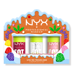 NYX Professional Makeup Holiday Fat Oil Lip Gloss Trio Kit - Fat Oil Lip Drop