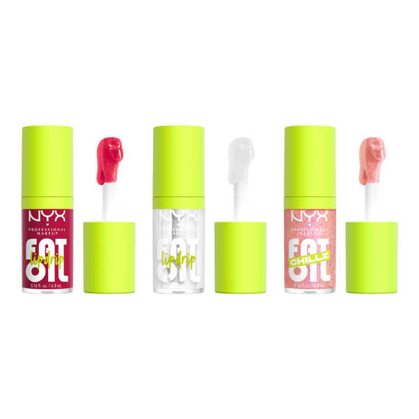 NYX Professional Makeup Holiday Fat Oil Lip Gloss Trio Kit #3
