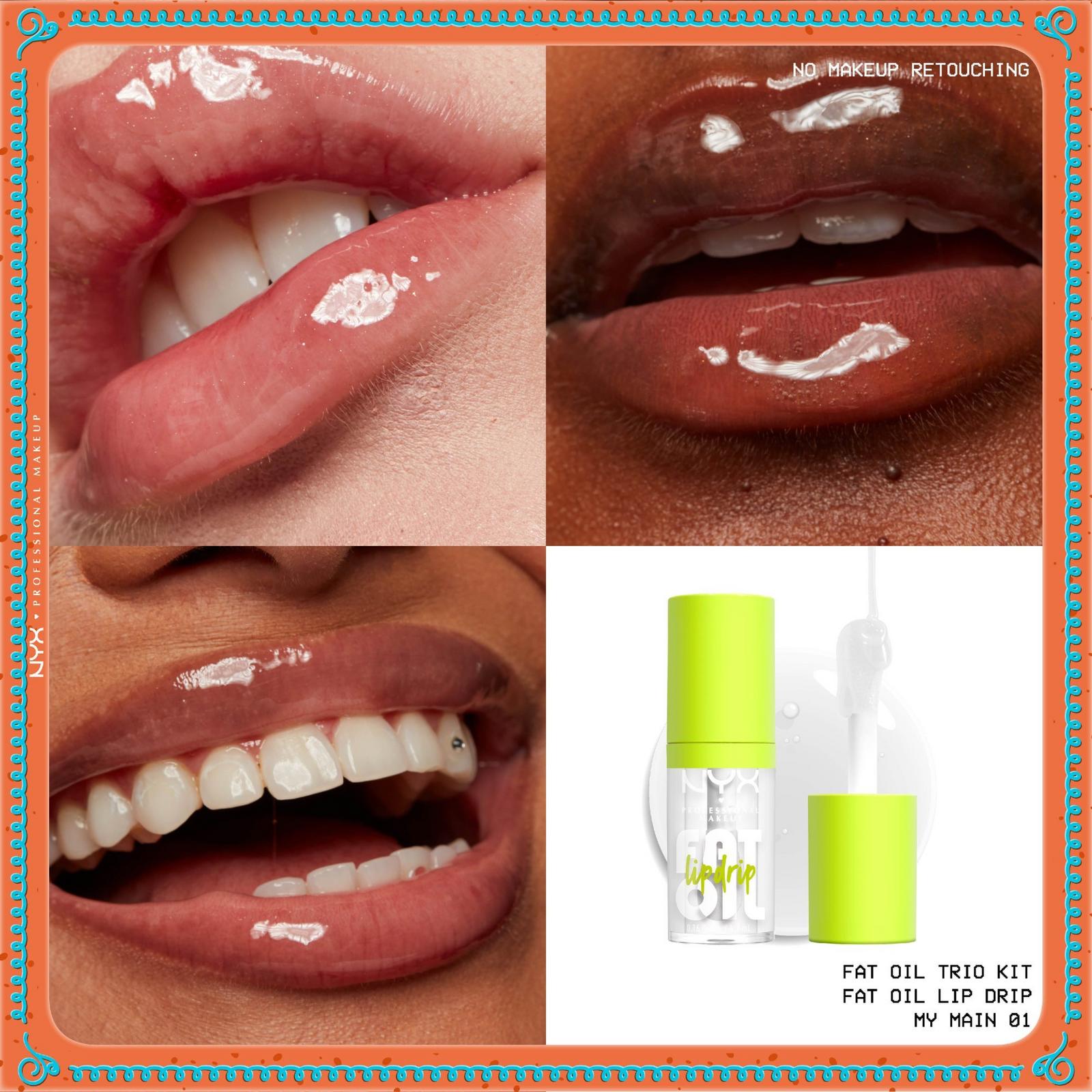 Holiday Fat Oil Lip Gloss Trio Kit - Fat Oil Lip Drop