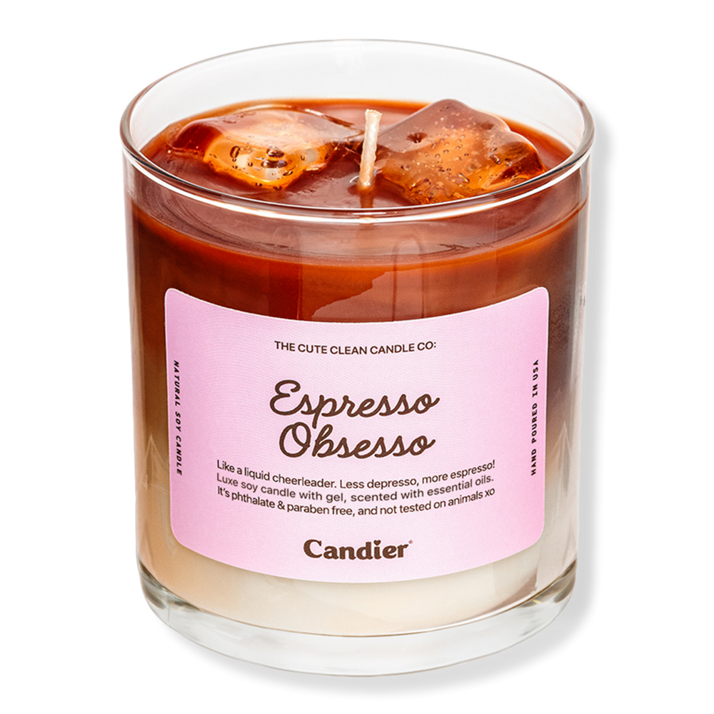 Candier Espresso Obsesso Candle In Transparent