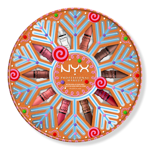 Frosted Cookie Butter Holiday Butter Gloss Vault Lip Gloss - NYX Professional Makeup | Ulta Beauty