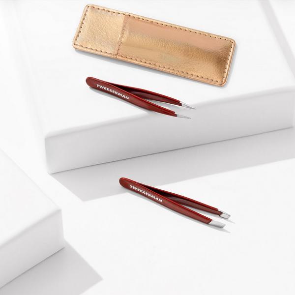Tweezerman Vintage Rose Mini Tweezer Set with Case #7