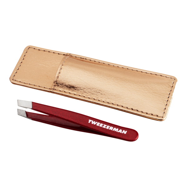 Tweezerman Vintage Rose Mini Slant Tweezer with Case #2