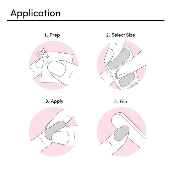 Dashing Diva Mocha For 2 GLOSS Gel Nail Polish Strips #4